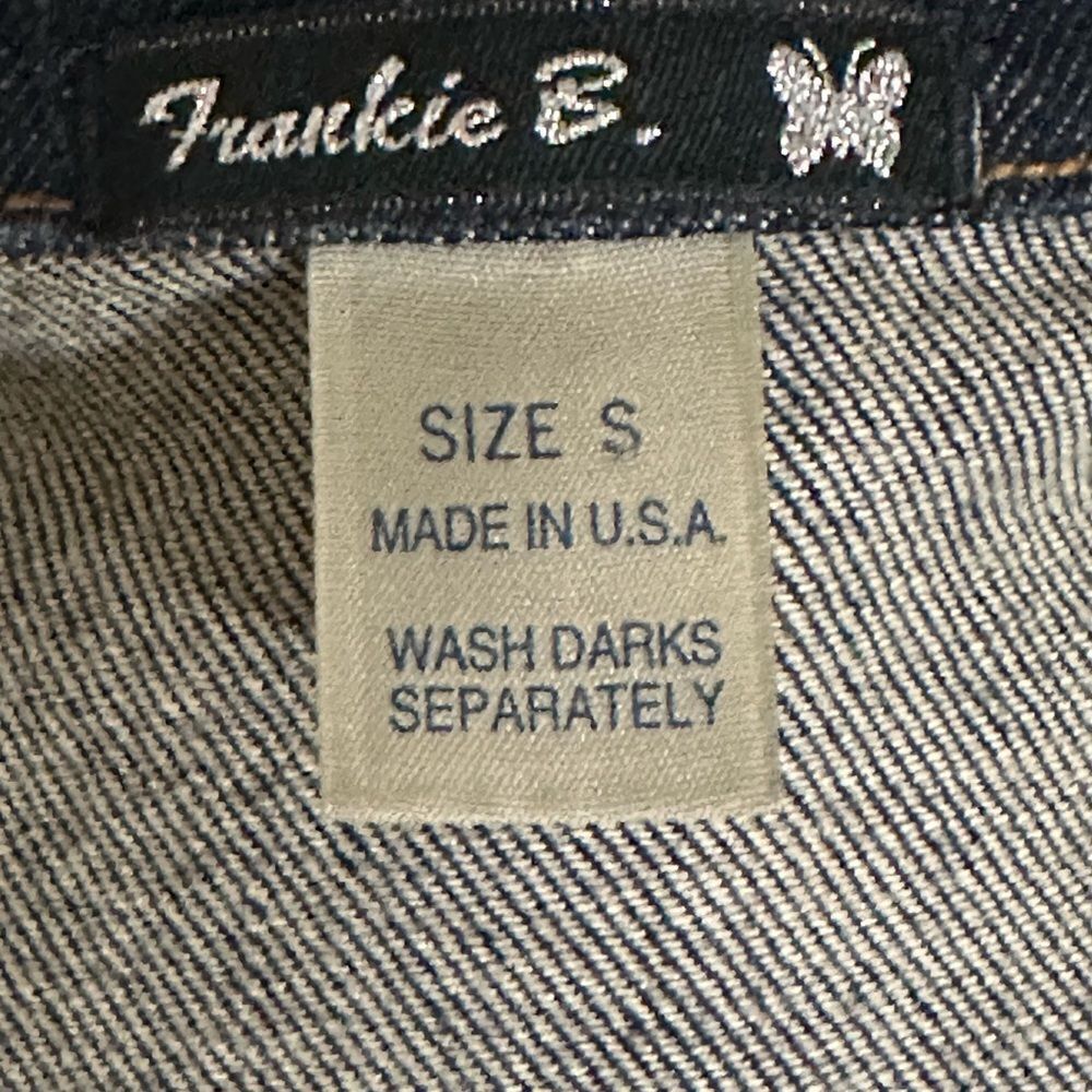 Vintage Frankie B Dark Wash Denim Jacket | Small | Made in USA - Picture 6 of 9